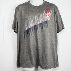 Athletic Works unisexTop L Black Heather Tee